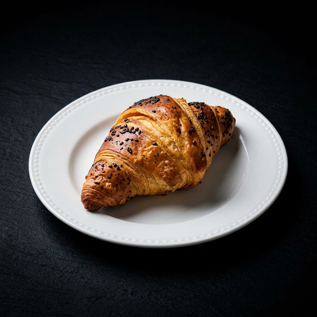 Croissant de chocolate com avelã — Café Concerto Coimbra