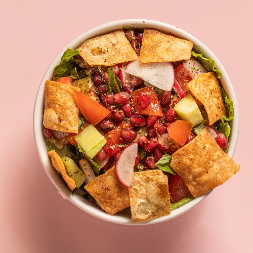 Fatooshinha (Pequena Salad Fatoosh) — Zaataria - Lebanese Eats, Lisboa