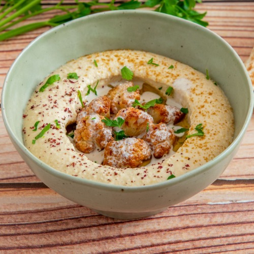 (Cauli)flower Power Hummus — Zaataria - Lebanese Eats, Lisboa