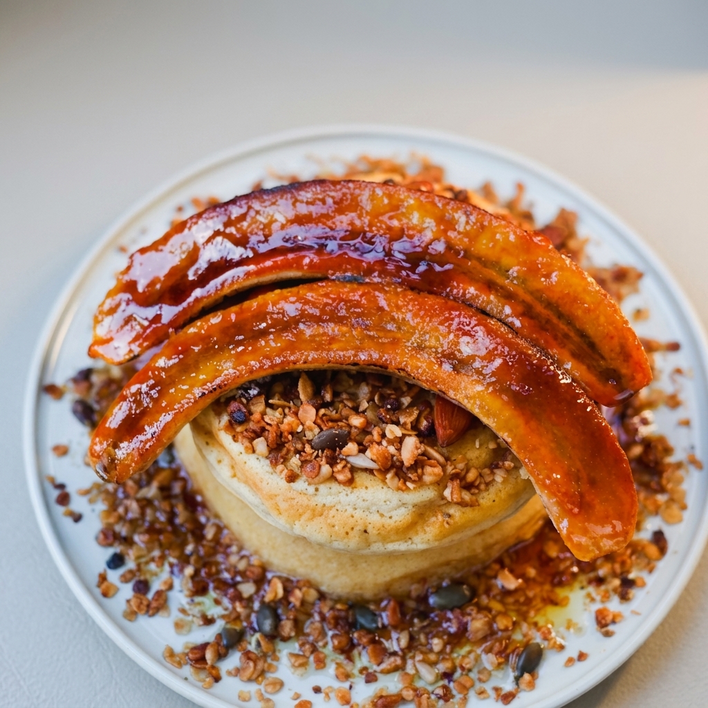 PANQUECA DE BANANA CARAMELIZADA, XAROPE CASEIRO — 22 lounge