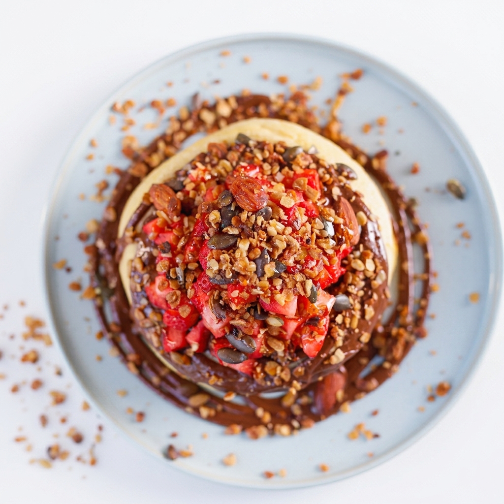PANQUECA DE CHOCOLATE, STRAWBERRIES, FRUTOS SECOS — 22 lounge
