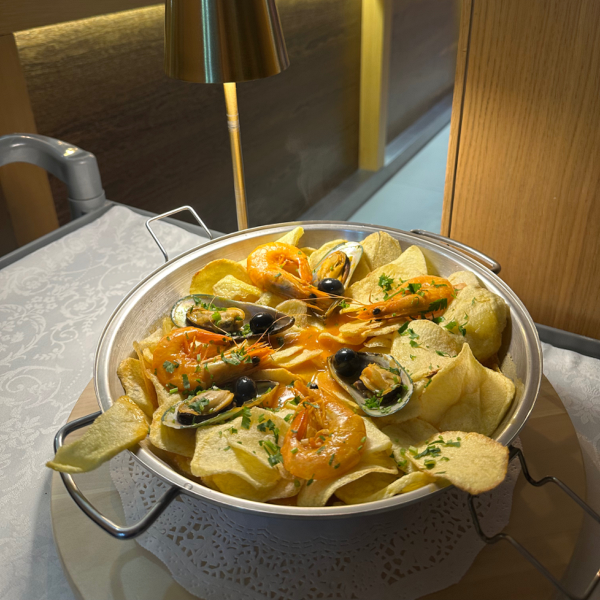 CATAPLANA DE TAMBORIL — O Paraíso, Lamego