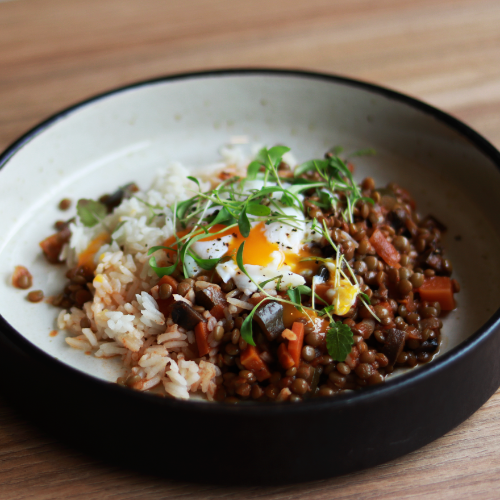 Estufado de lentilhas e legumes — Legumes & outros Vícios, Coimbra