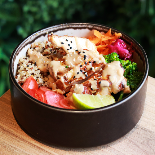 Bowl de coxa de frango grelhado — Legumes & outros Vícios, Coimbra