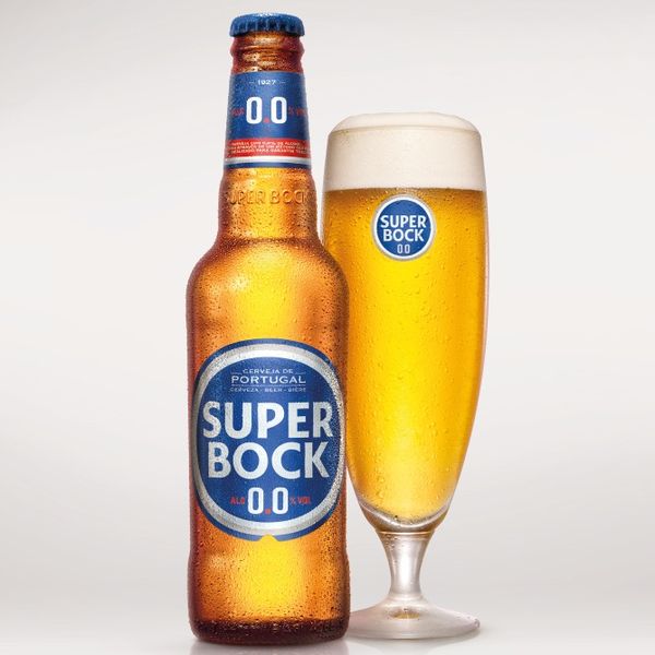 Super Bock Média S/Álcool — Franguito da Guia - Steakhouse Évora, Évora