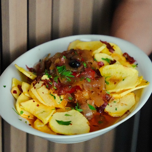 Bacalhau Recheado c Presunto Ibérico — Taberna da Fonte