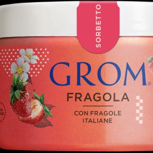 Sorbet de Morango GROM — Taberna da Fonte