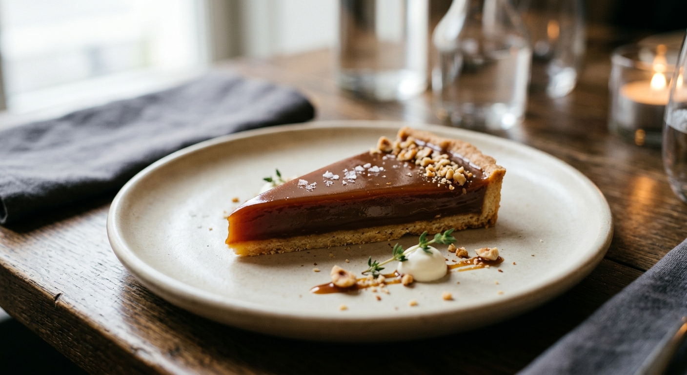 Tarte de caramelo salgado — Tasco da Esquina