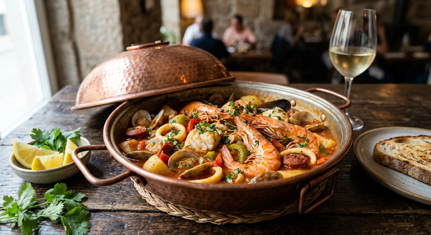 Cataplana de peixe e marisco (2 pessoas) — Tasco da Esquina